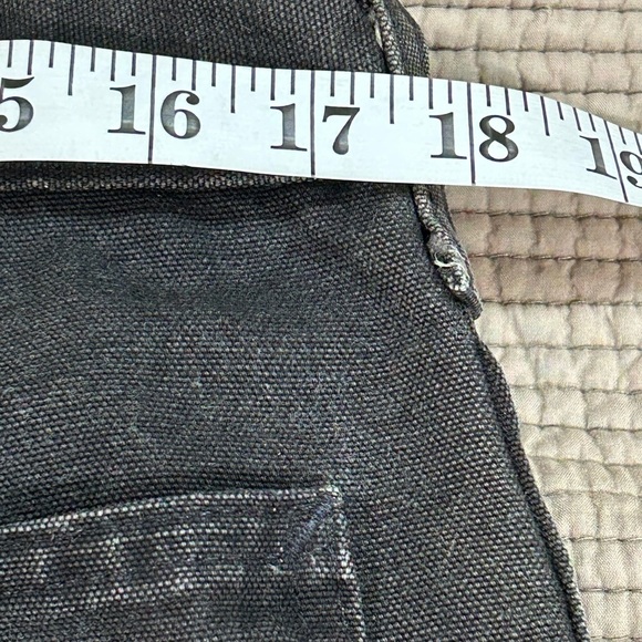 CARHARTT MENS BLACK PANTS 36x34 DUNGAREE FIT - Picture 6 of 6